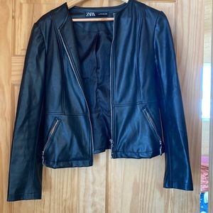 Zara pleather jacket